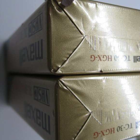 2 Maxell HGX-Gold TC-30 Premium High Grade Camcorder Blank Video Tape VHS-C NEW - Picture 5 of 9